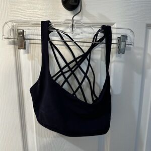 Women’s Lululemon Athletica Free to Be Sports Bra- Navy